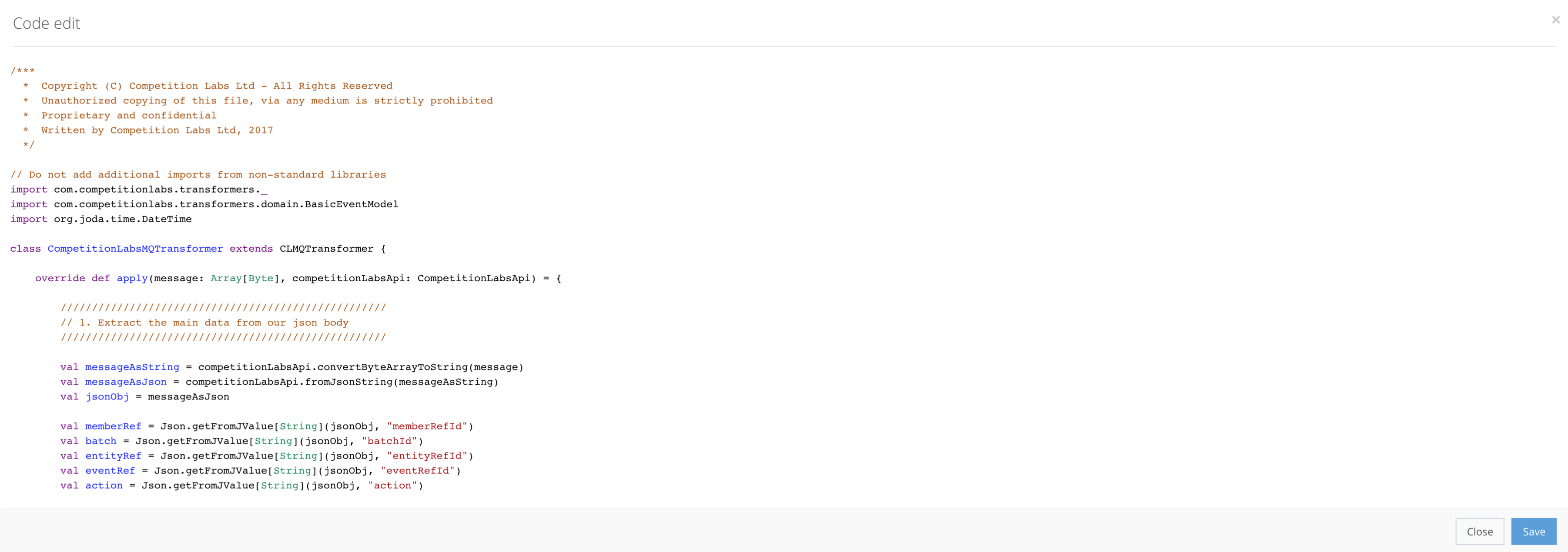 Webhooks Transformers Set-up
