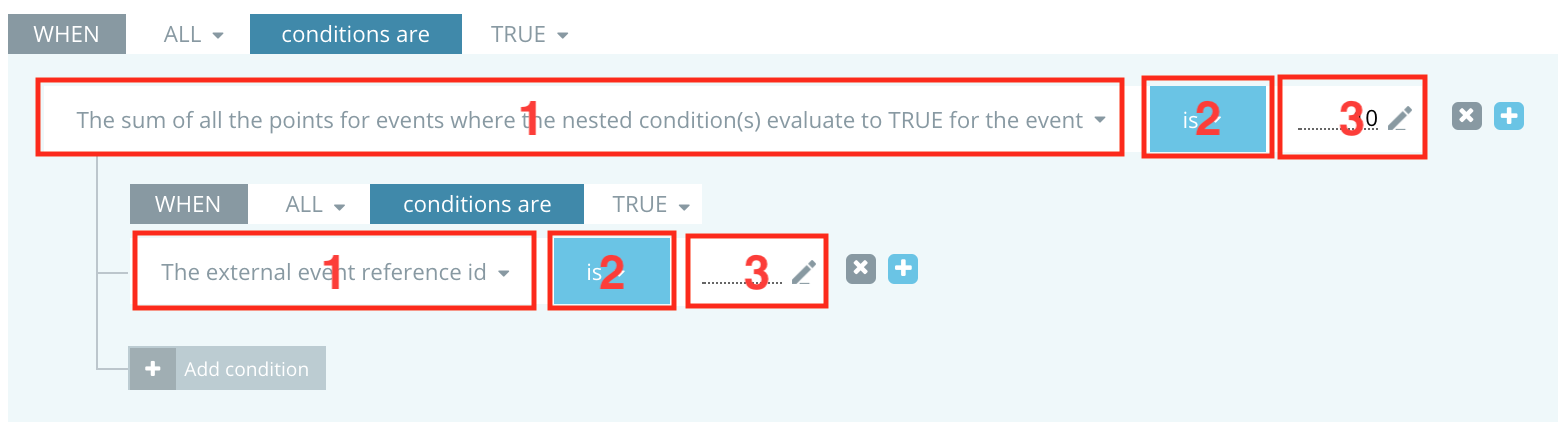 Step 6: Achievement rules