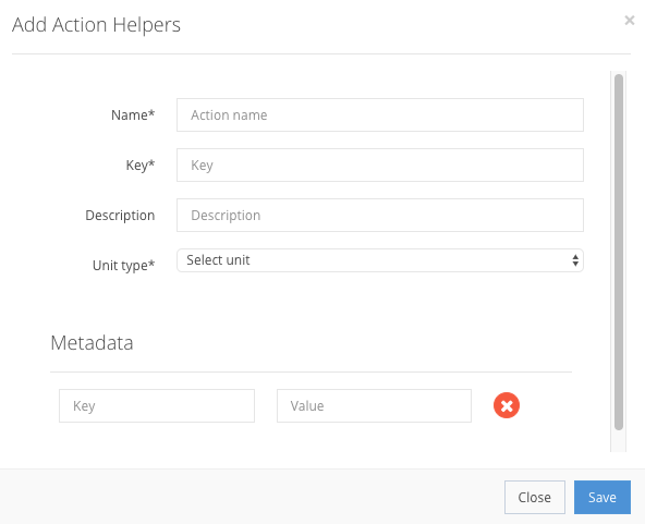 Action helper creation
