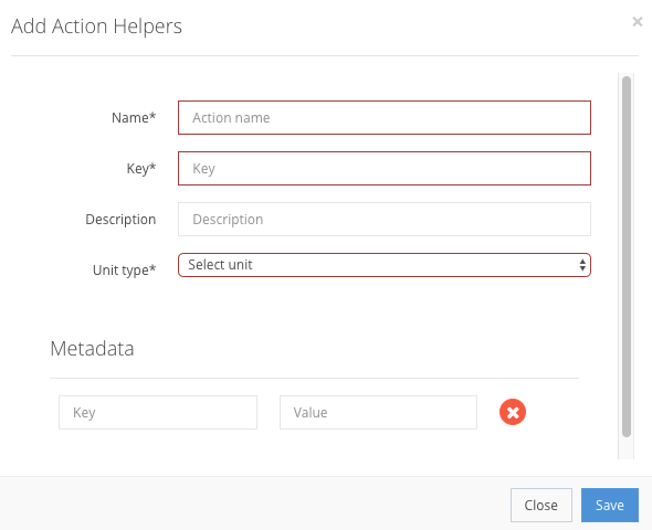 Action helper creation