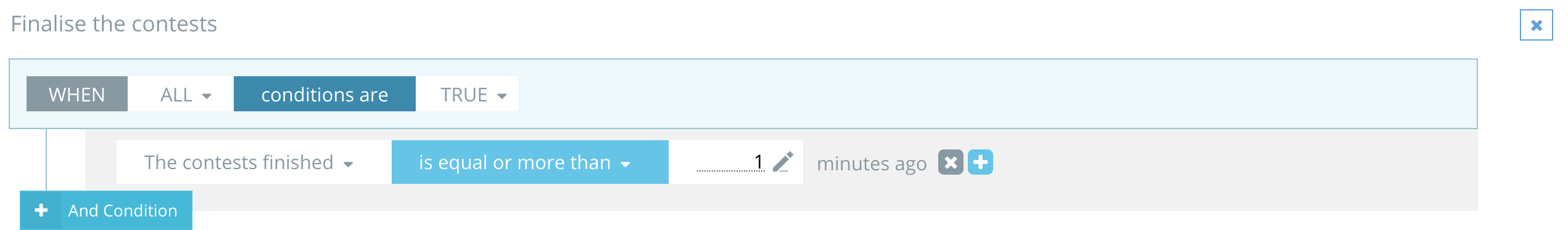 Step 4: Tournament rules