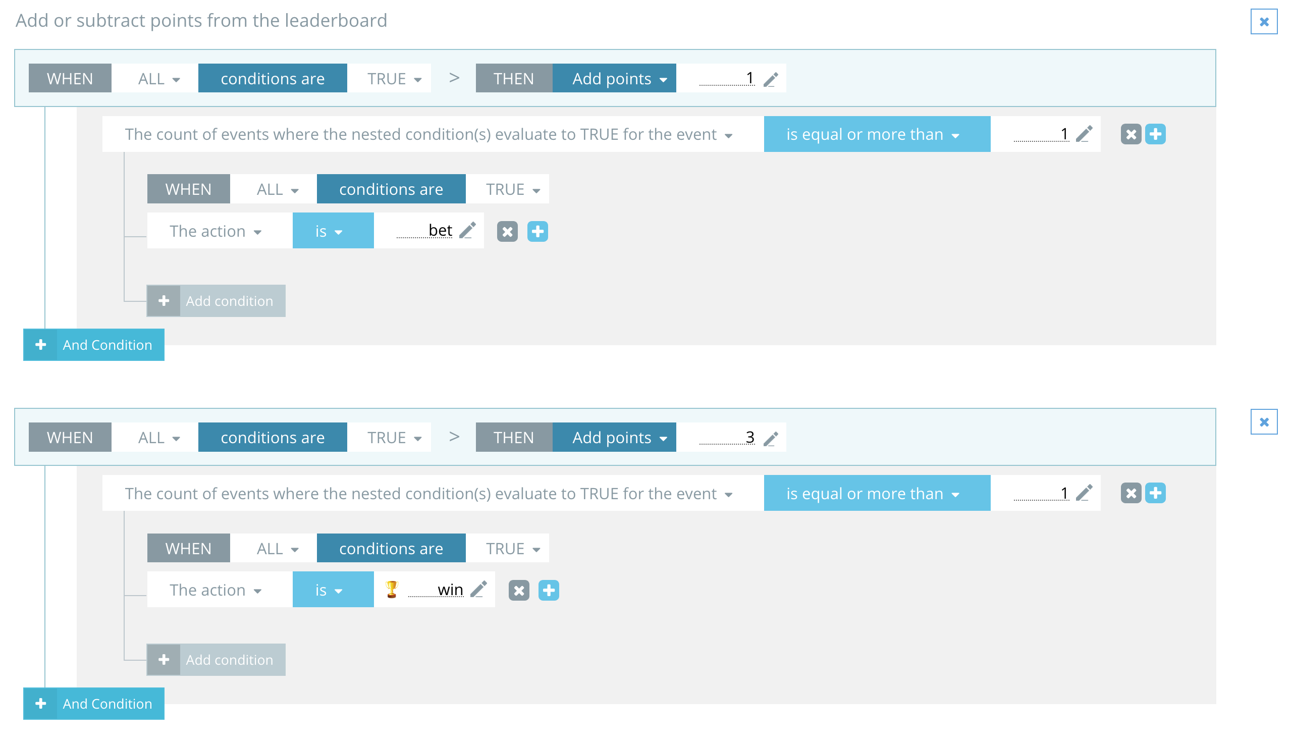 Step 4: Tournament rules