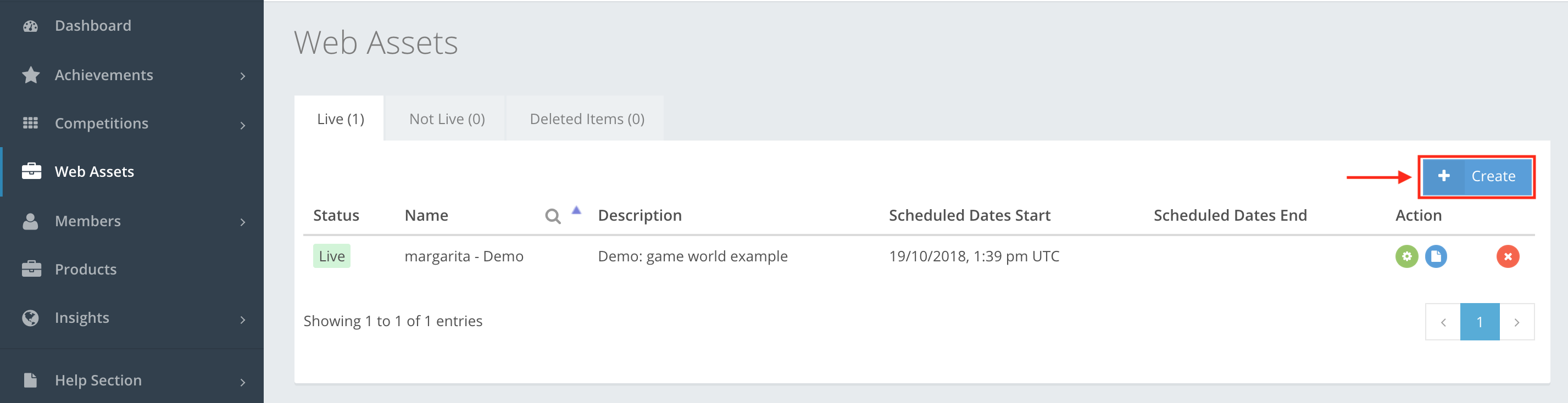 Web Assets and Widgets