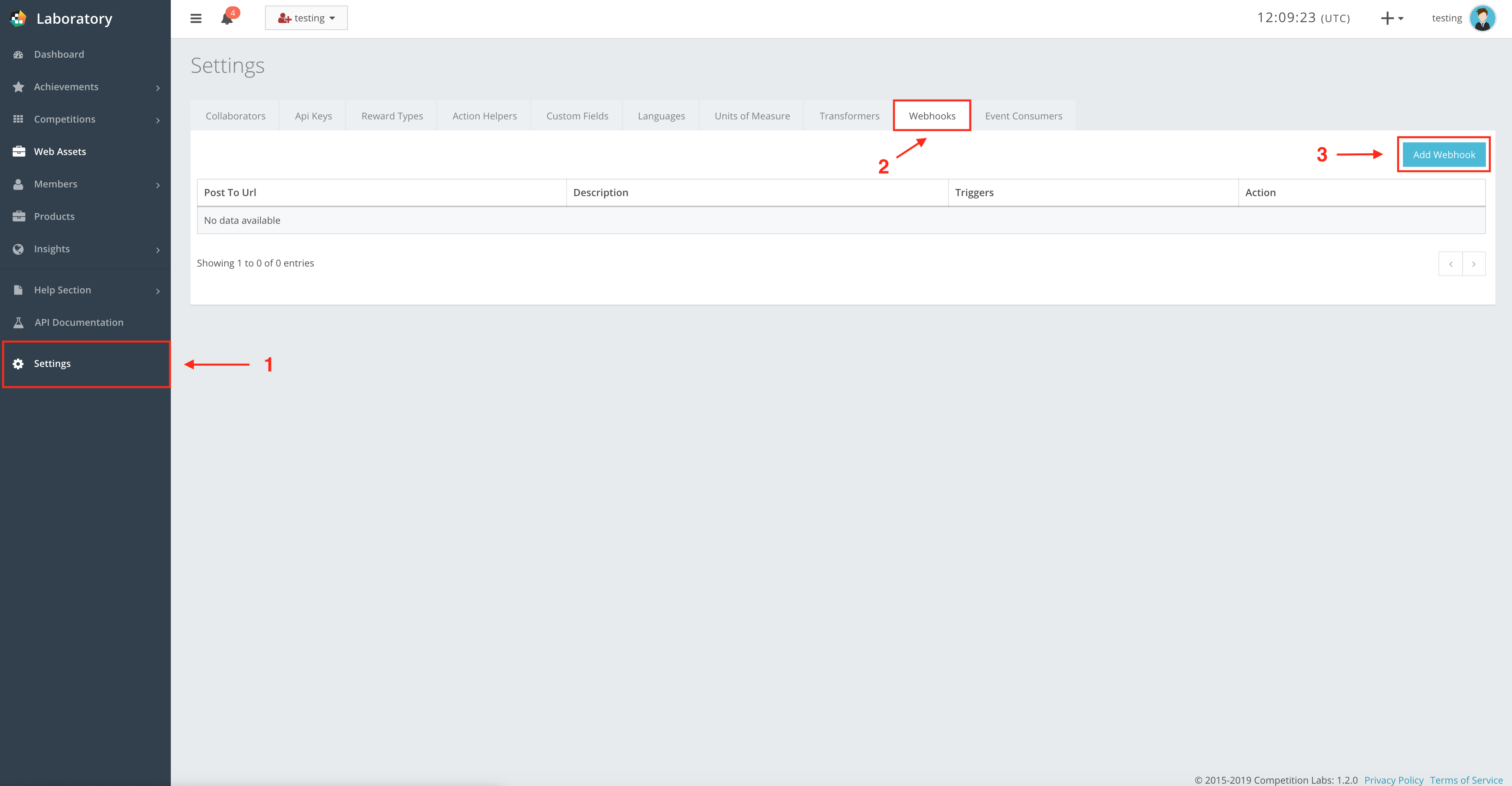 Webhooks Transformers Set-up