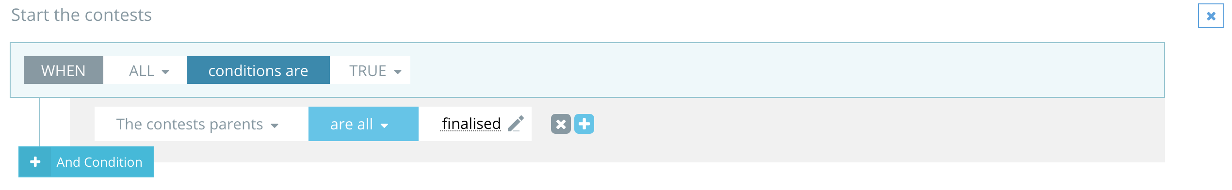 Step 4: Tournament rules