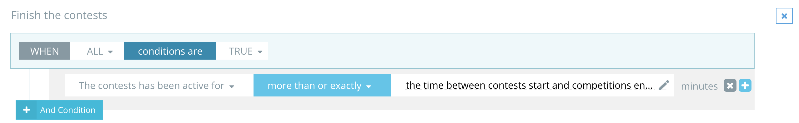 Step 4: Tournament rules