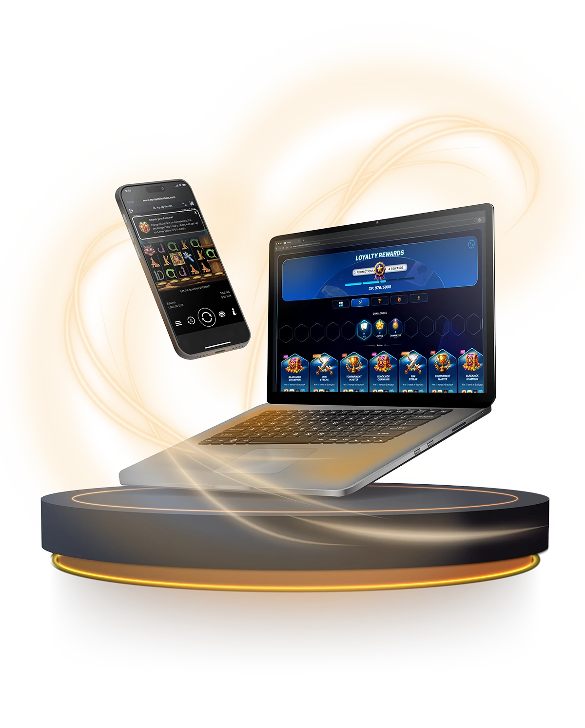 Customer engagement and gamification across any channel, product, or interface